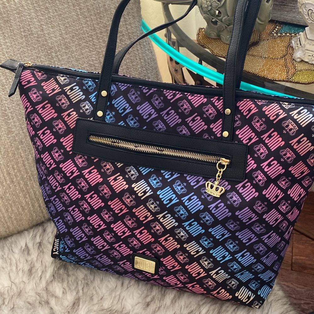 JUICY by Juicy Couture multi reinbow tote bag